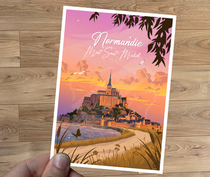 Normandie - Mont Saint-Michel (Carte postale)