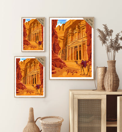 Pétra - Jordanie (Affiche)