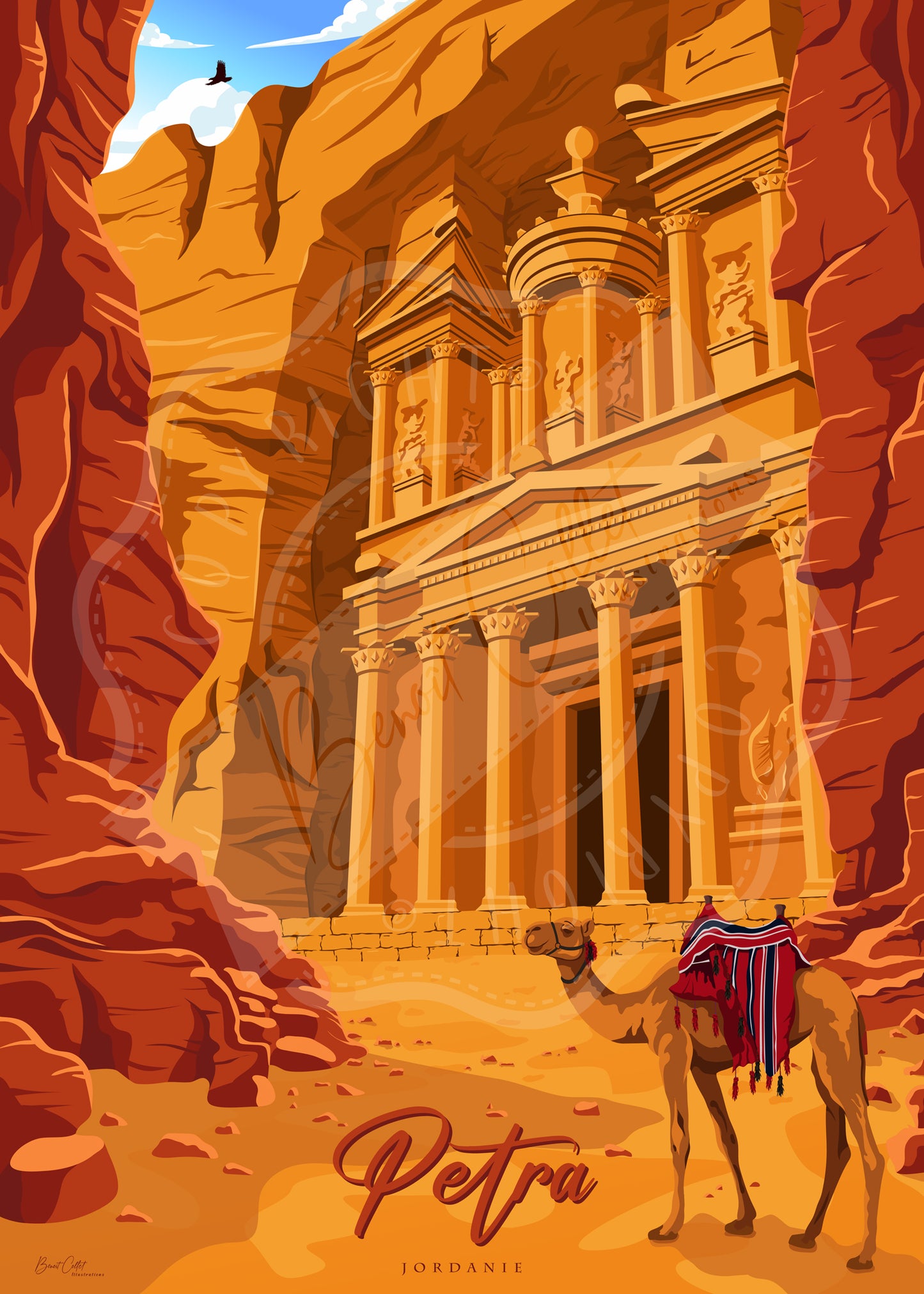 Pétra - Jordanie (Affiche)