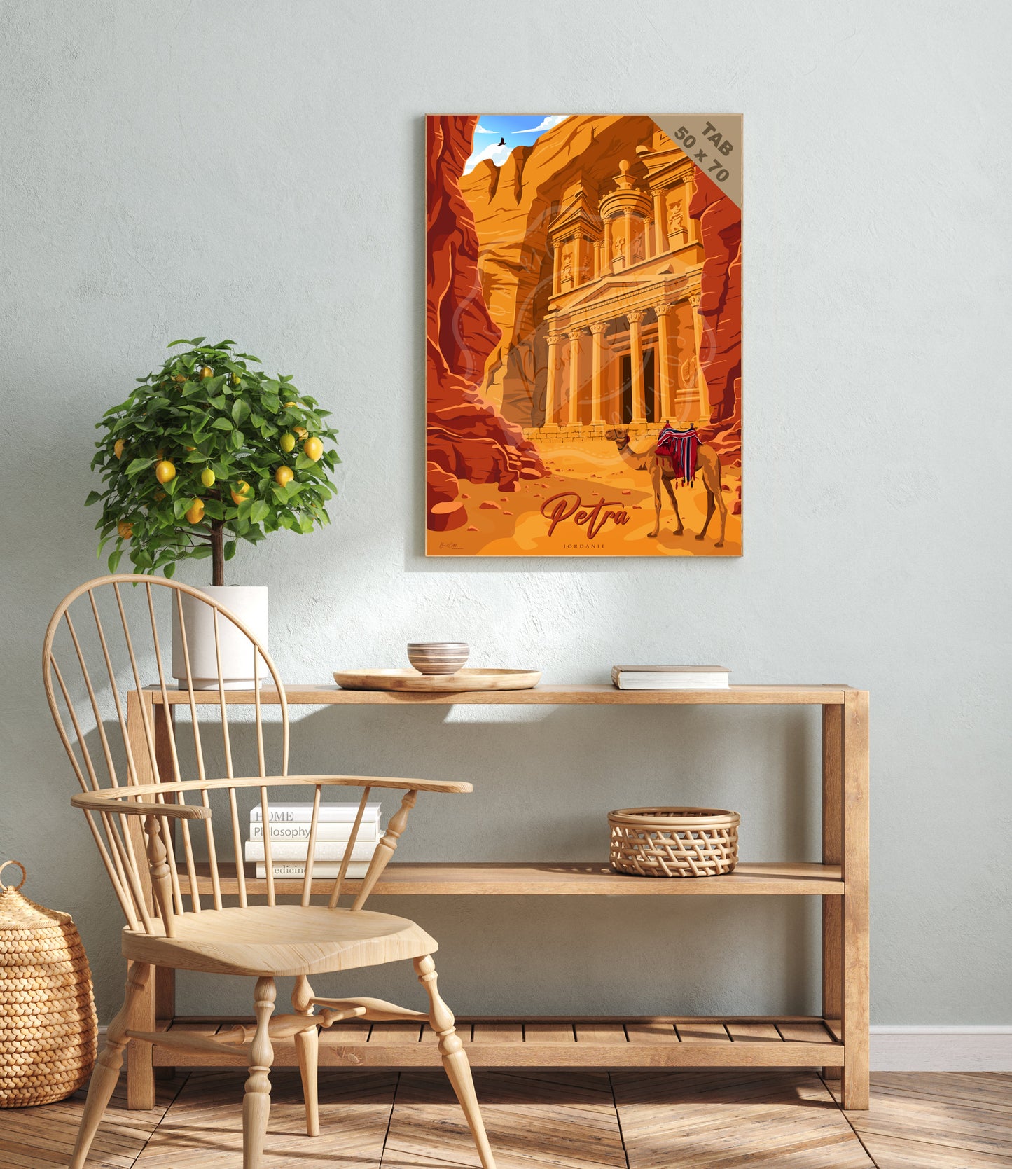 Pétra - Jordanie (Tableau)