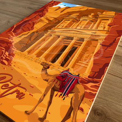 Pétra - Jordanie (Tableau)