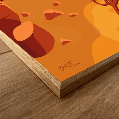 Pétra - Jordanie (Tableau)