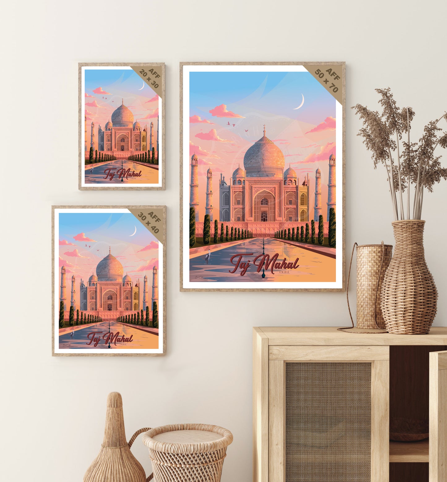 Taj Mahal - Inde (Affiche)