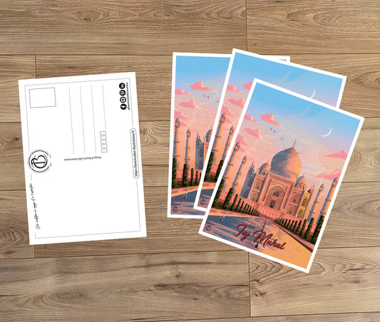 Taj Mahal - Inde (Carte postale)