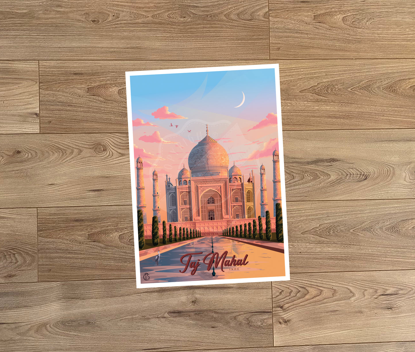 Taj Mahal - Inde (Carte postale)