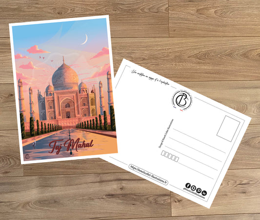Taj Mahal - Inde (Carte postale)