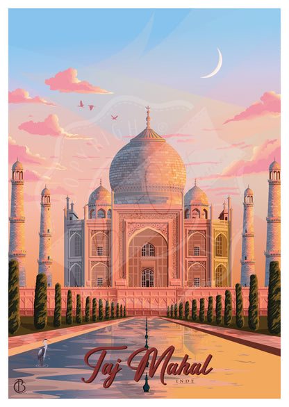Taj Mahal - Inde (Carte postale)