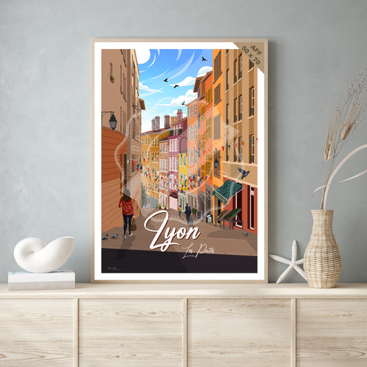 Lyon - Les Pentes (Affiche)